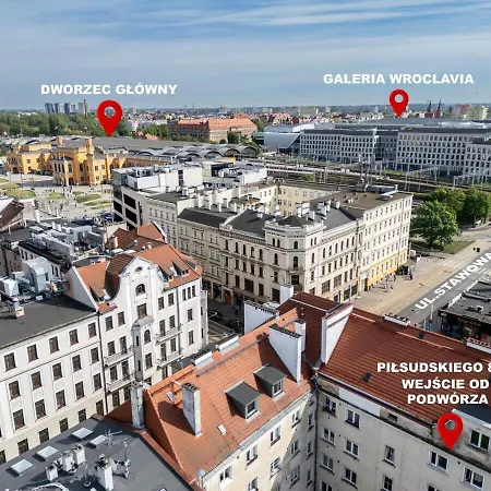 Pilsudskiego 84a - 300 Metrow Od Dworca Pkp * Wroclaw
